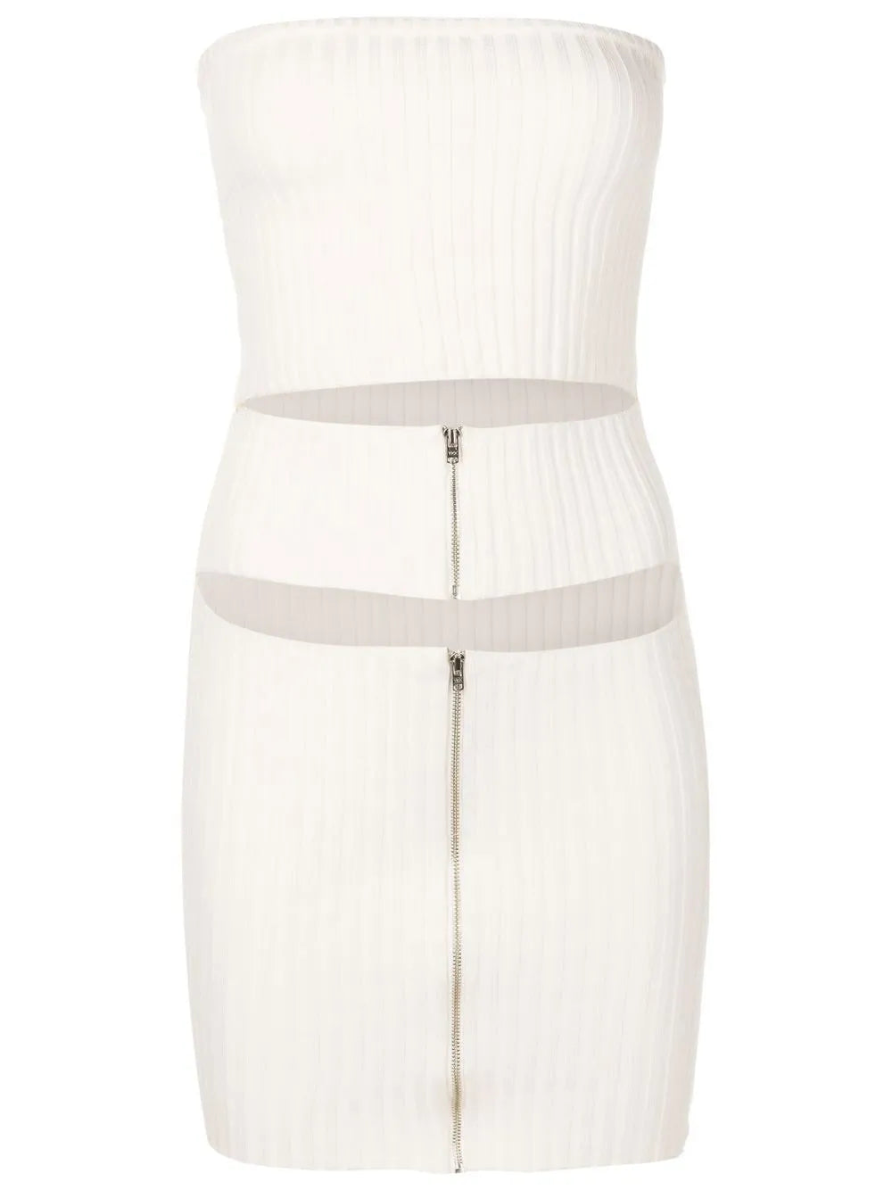 Ribbed Cut-Out Detail Dress