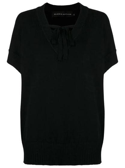 Front Tie-Fastening Blouse