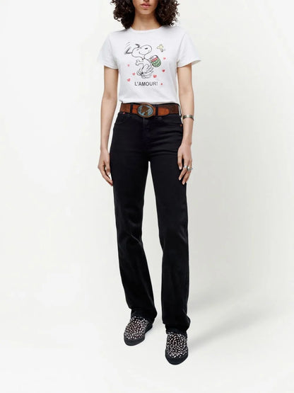 Straight-Leg High-Rise Jeans