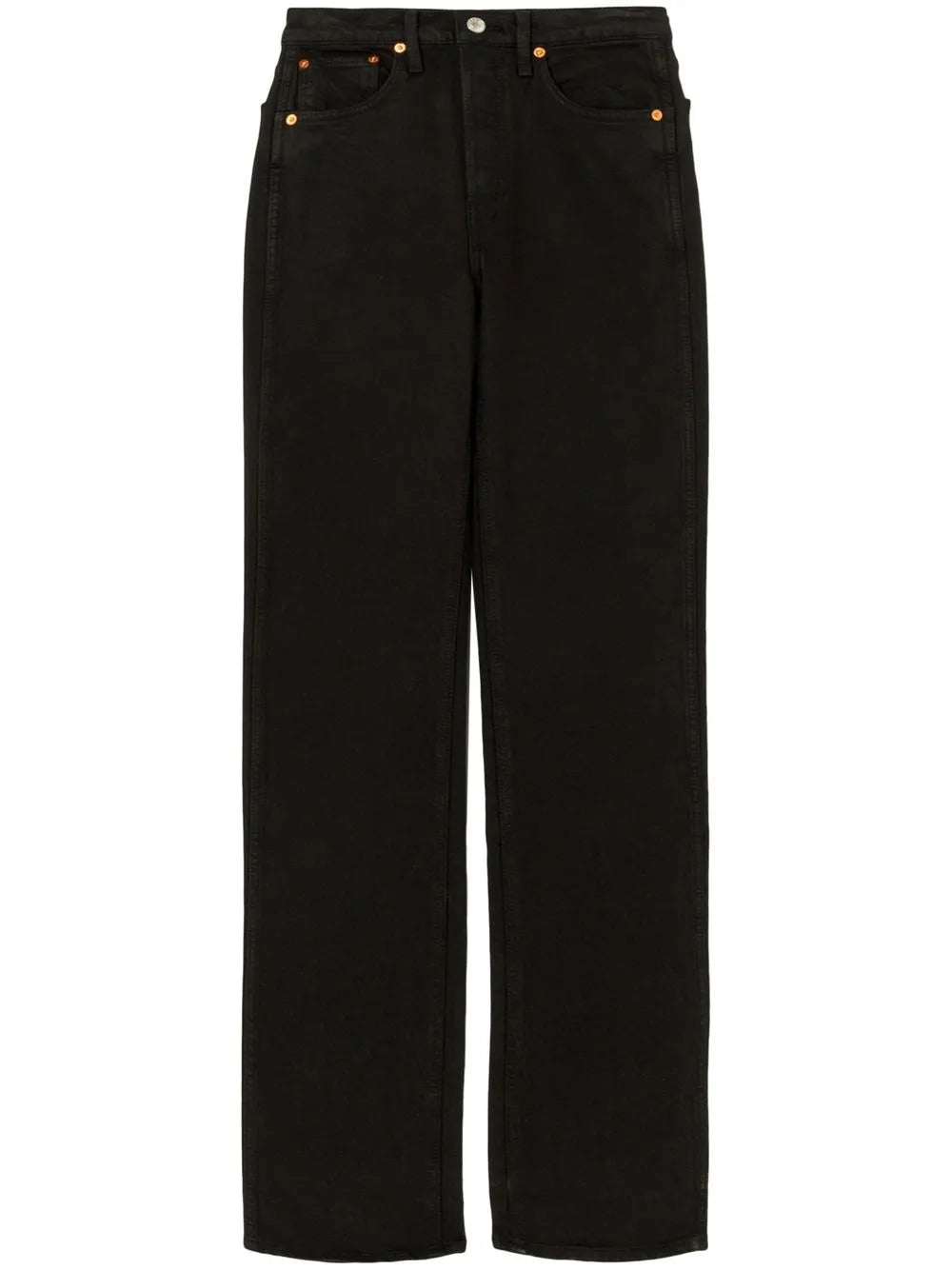 Straight-Leg High-Rise Jeans