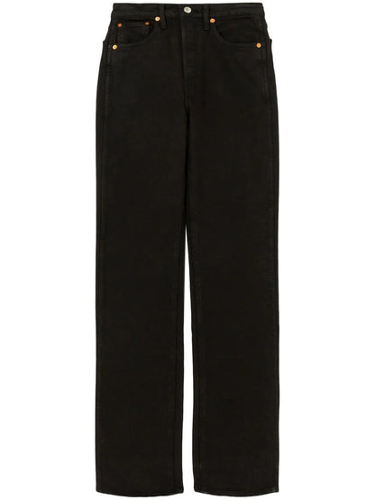 Straight-Leg High-Rise Jeans