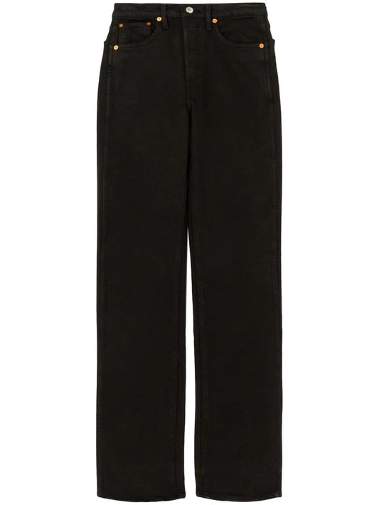 Straight-Leg High-Rise Jeans