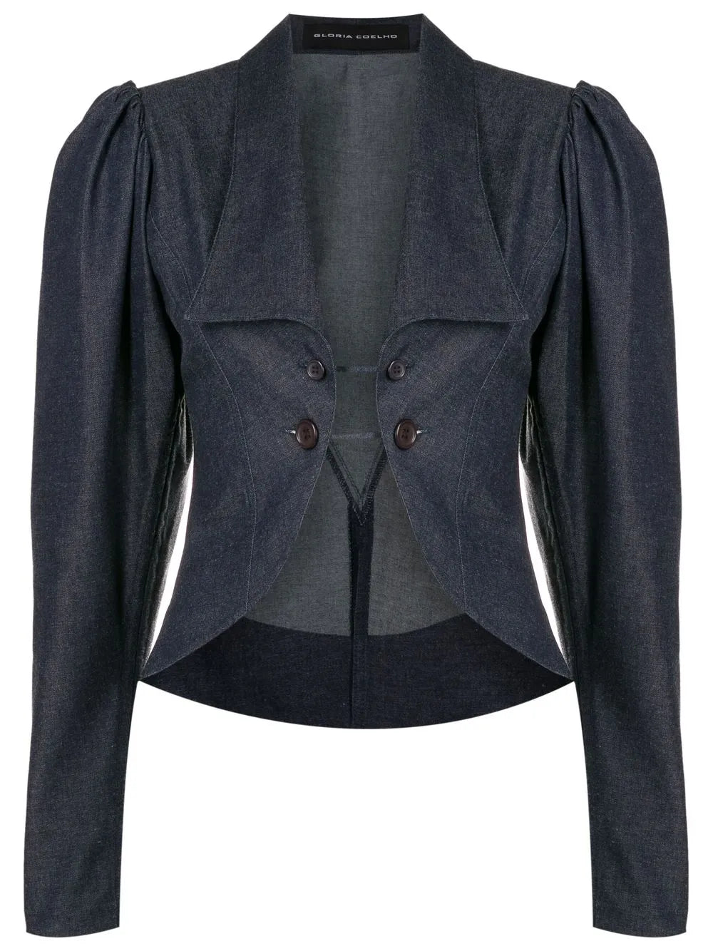 Puff-Sleeves Fitted Jacket