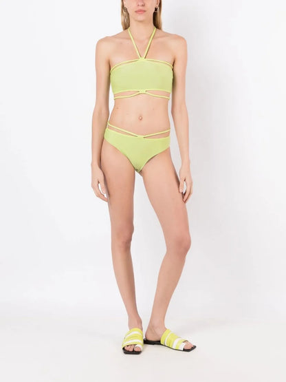 String-Detail Low-Rise Bikini Briefs