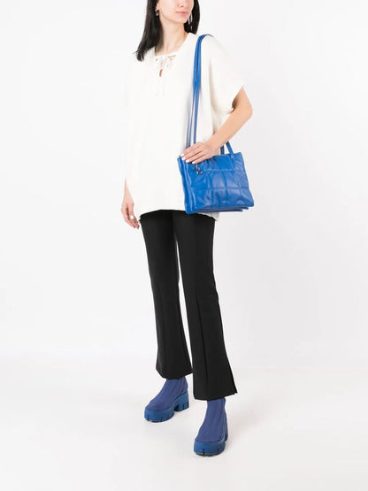 Front Tie-Fastening Blouse