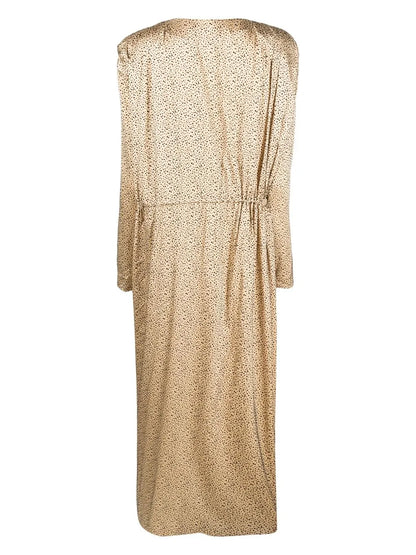 Floral-Print Tie-Fastening Maxi Dress