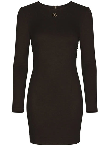 Dg-Logo Milano-Rib Minidress