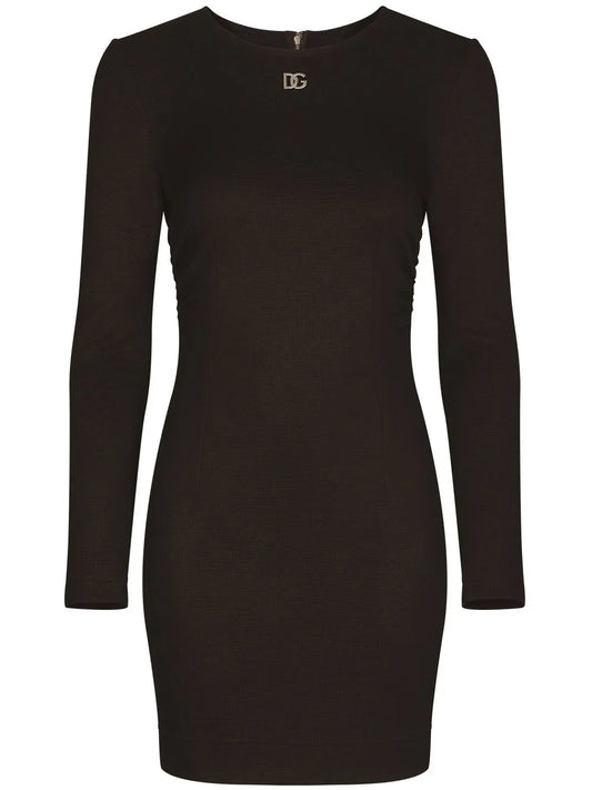 Dg-Logo Milano-Rib Minidress