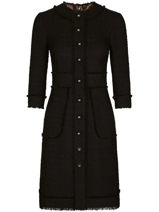 Tweed Midi Dress