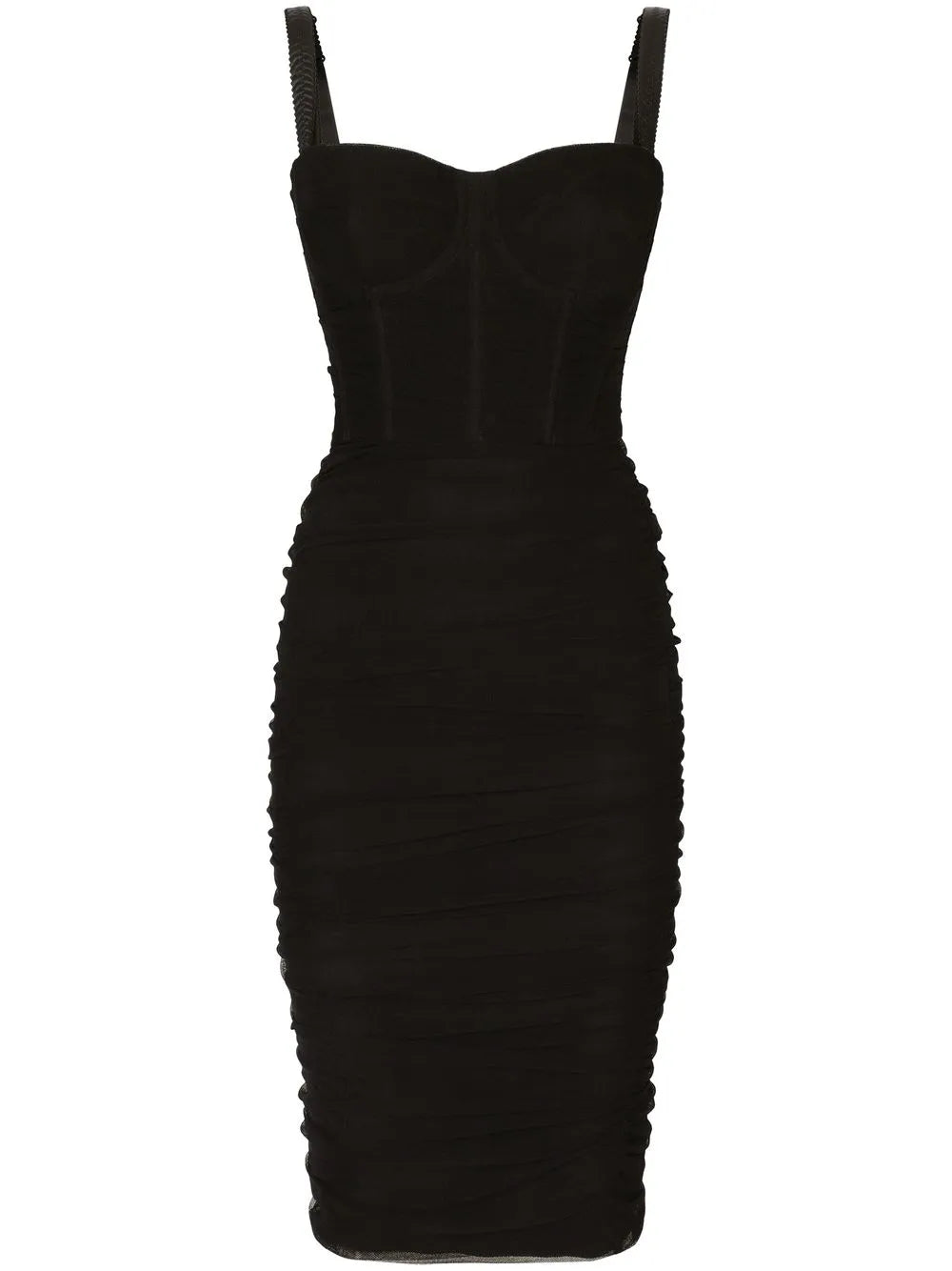 Corset-Style Midi Dress