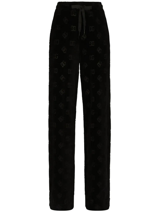 Dg-Logo Flocked Track Pants