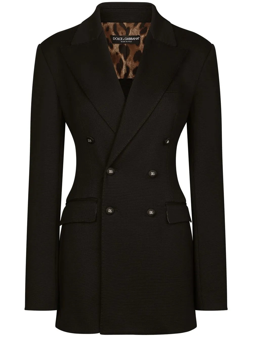 Milano-Rib Double-Breasted Blazer