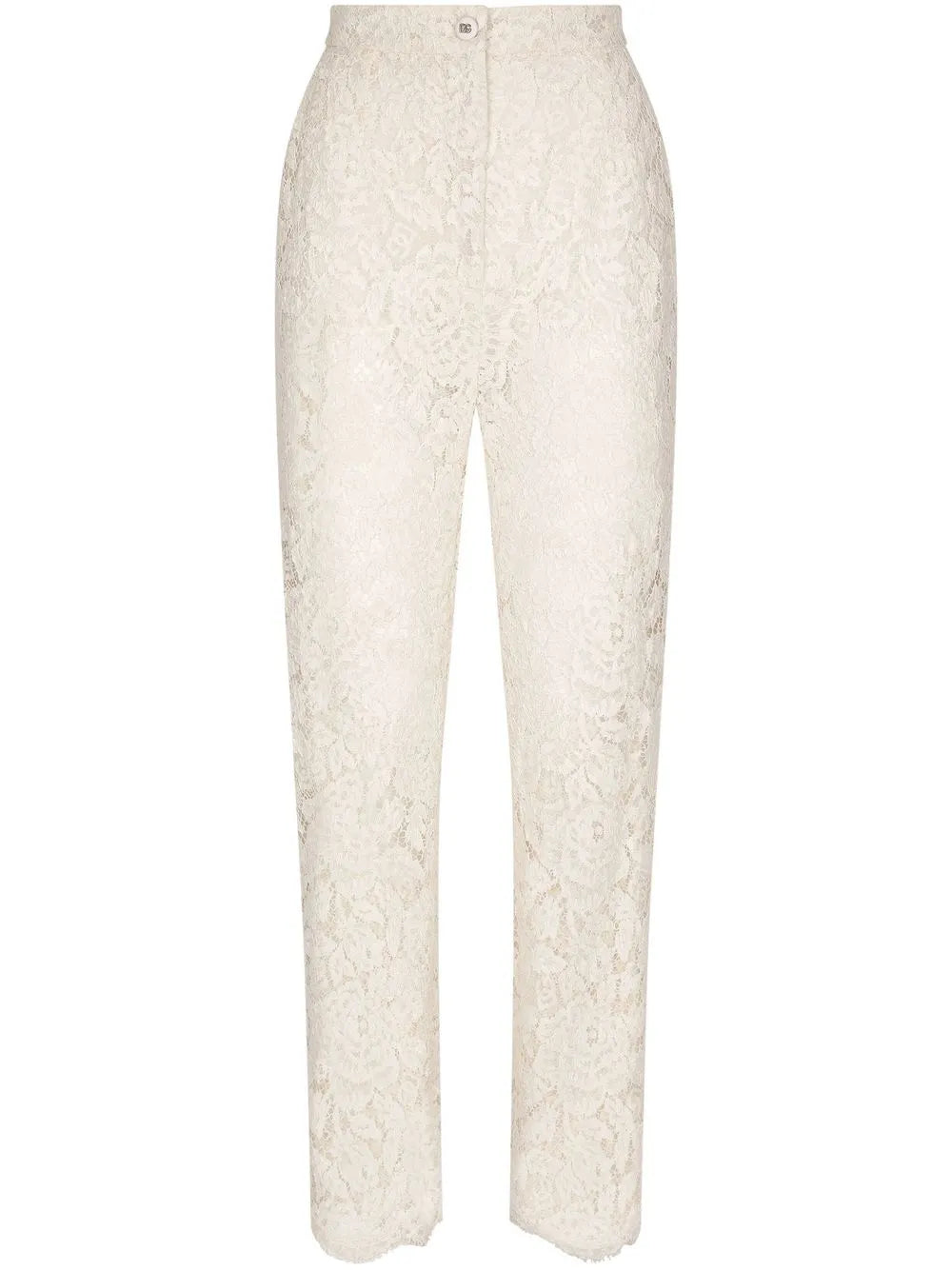 Floral-Lace Trousers