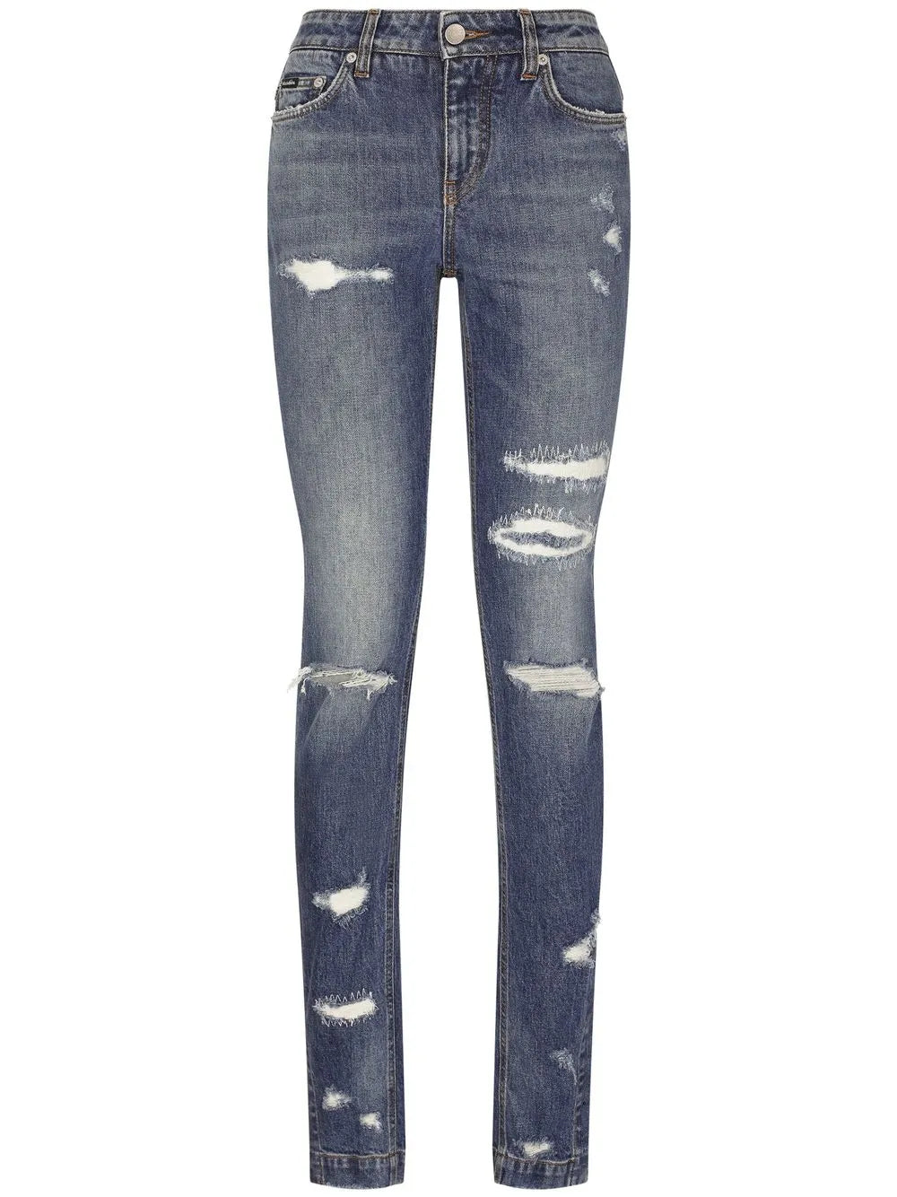 Girly Distressed Skinny Jeans