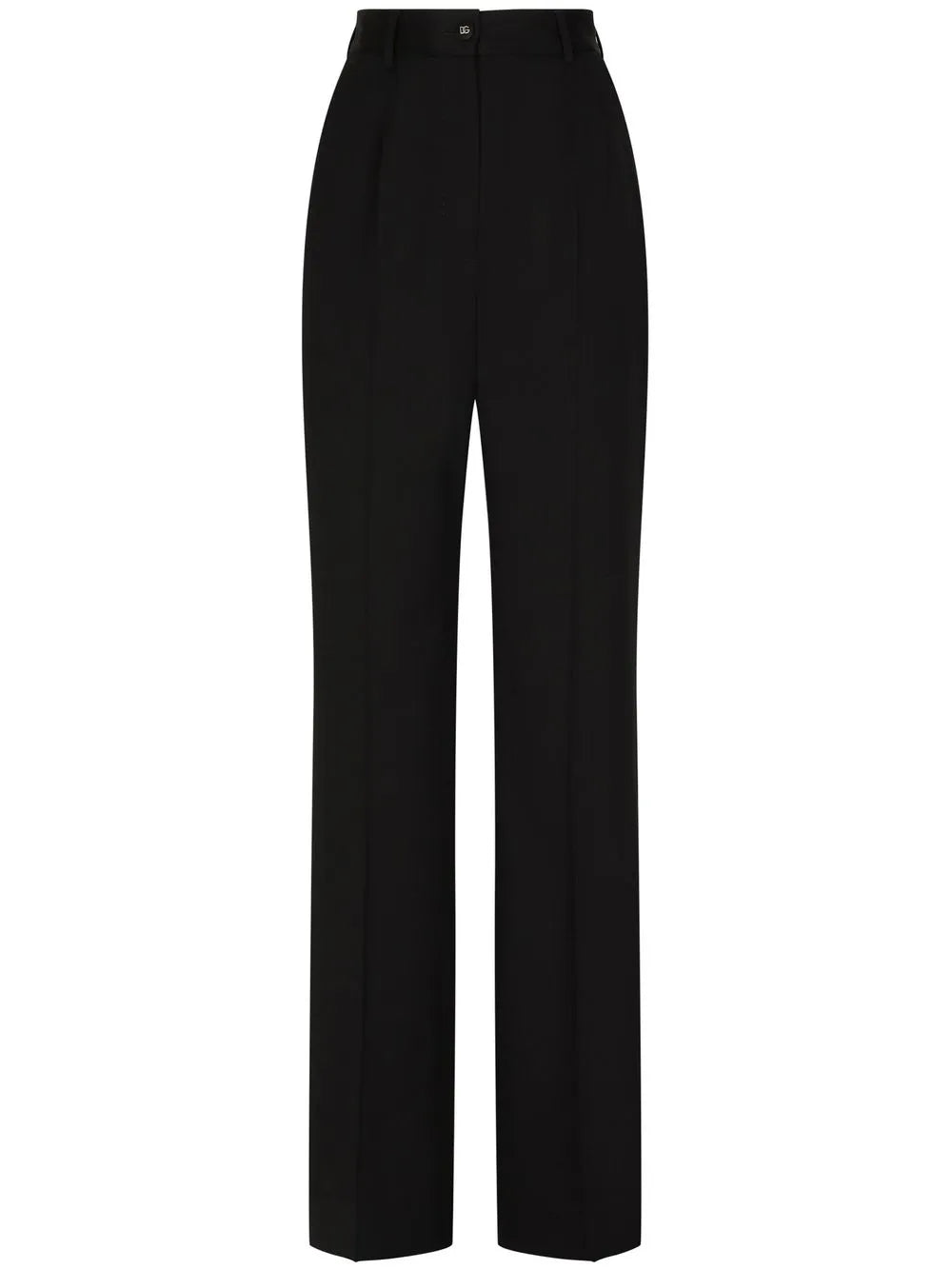 Wide-Leg Wool Trousers