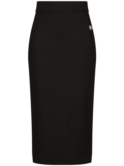 Milano-Rib Midi Skirt