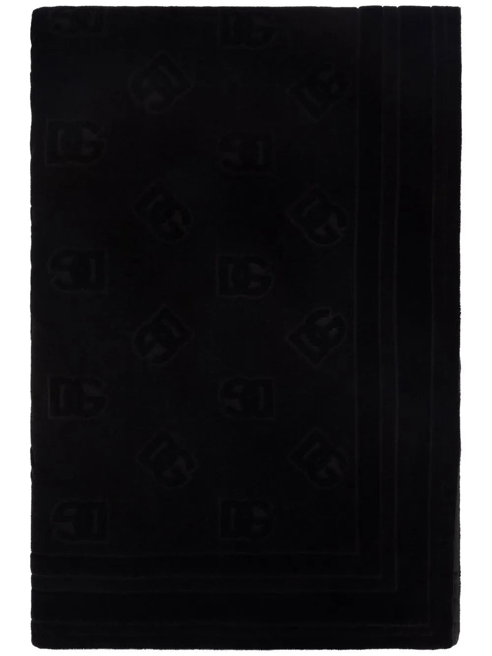 Dg Monogram Jacquard Beach Towel