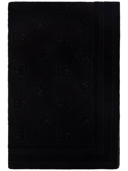 Dg Monogram Jacquard Beach Towel