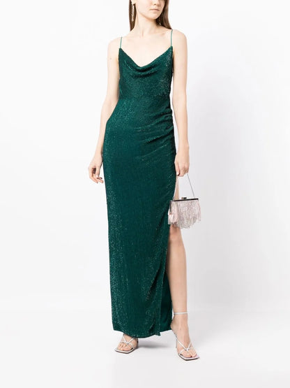 Katya Sequin-Embellished Gown