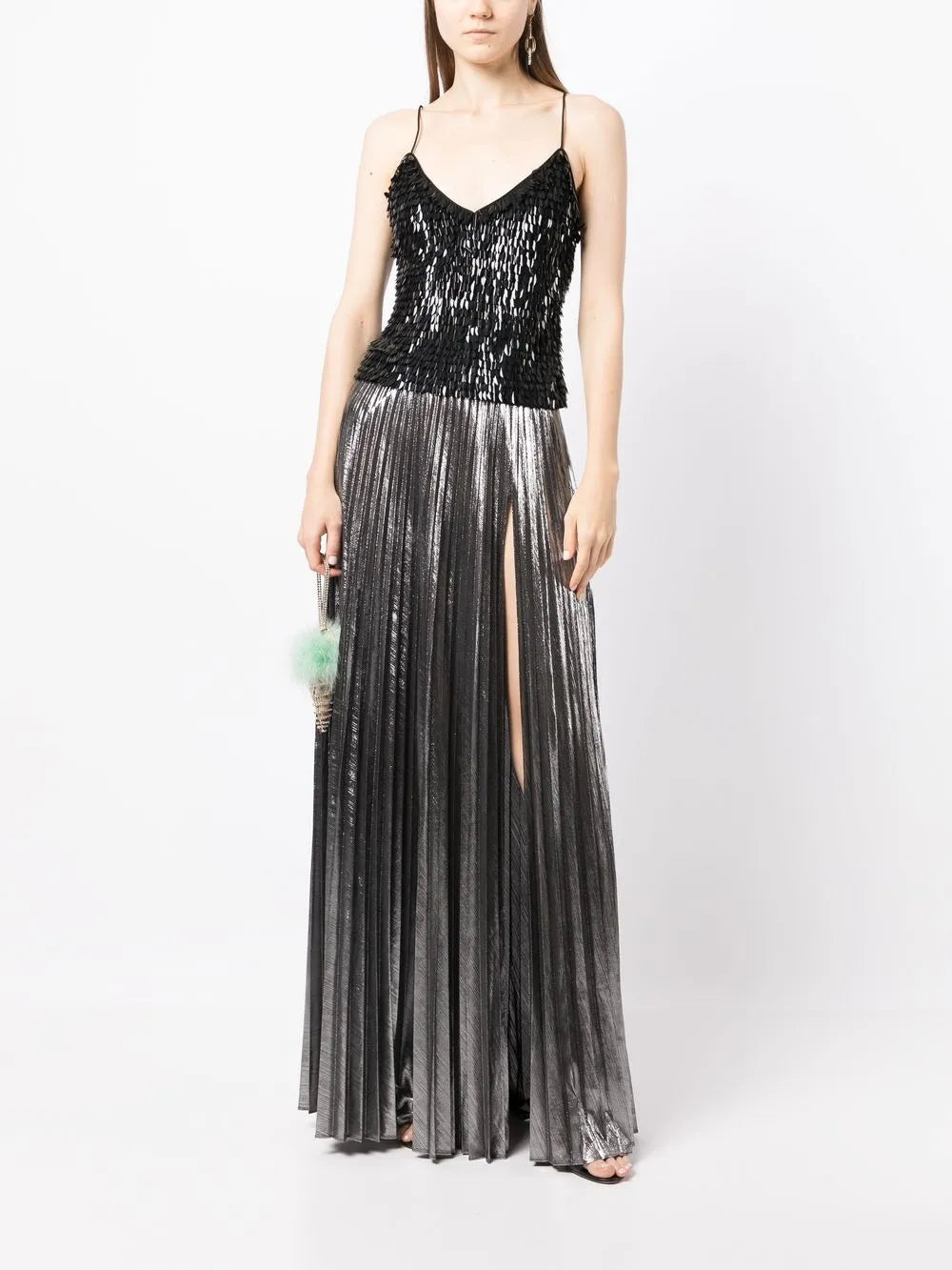 Cressida Pleated Maxi Skirt