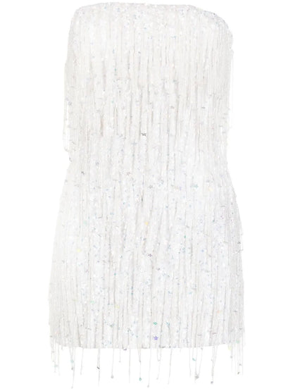 Heather Sequined Strapless Minidress