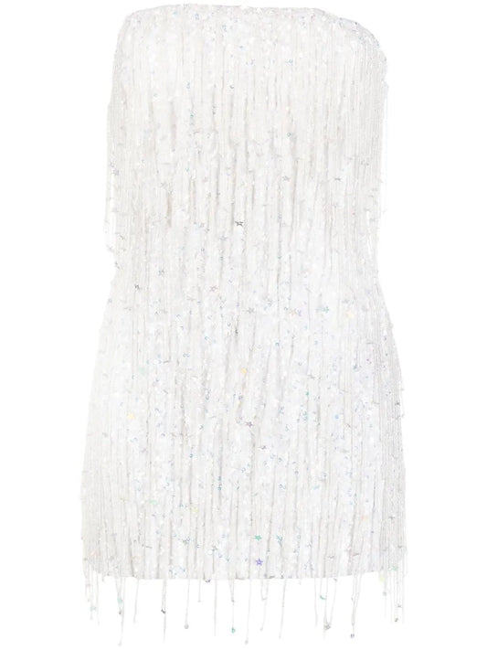 Heather Sequined Strapless Minidress