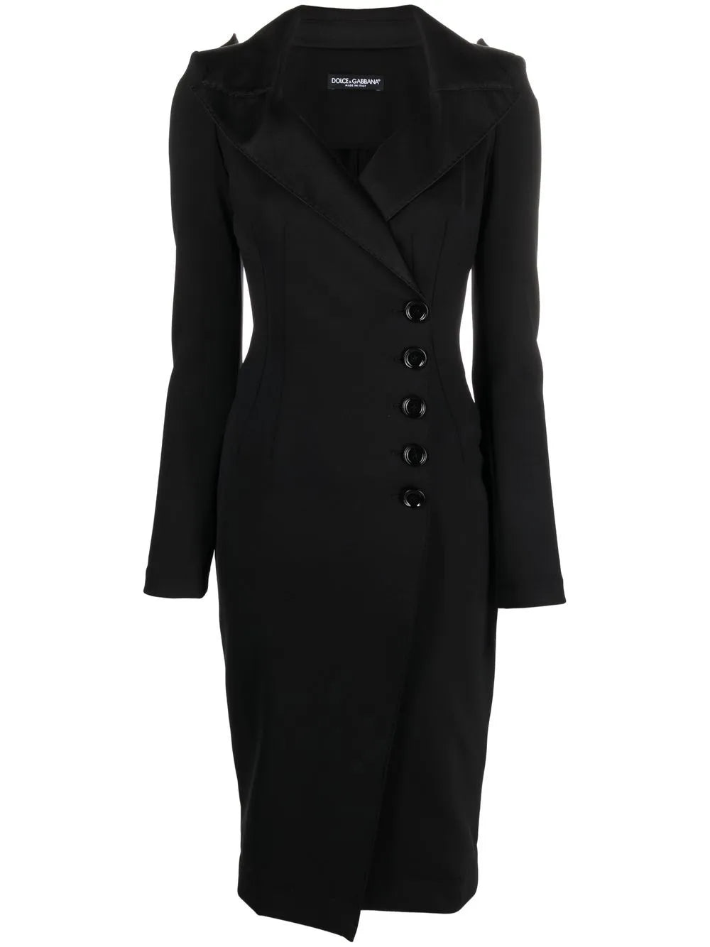 Tailored Long-Sleeve Dress