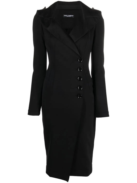 Tailored Long-Sleeve Dress