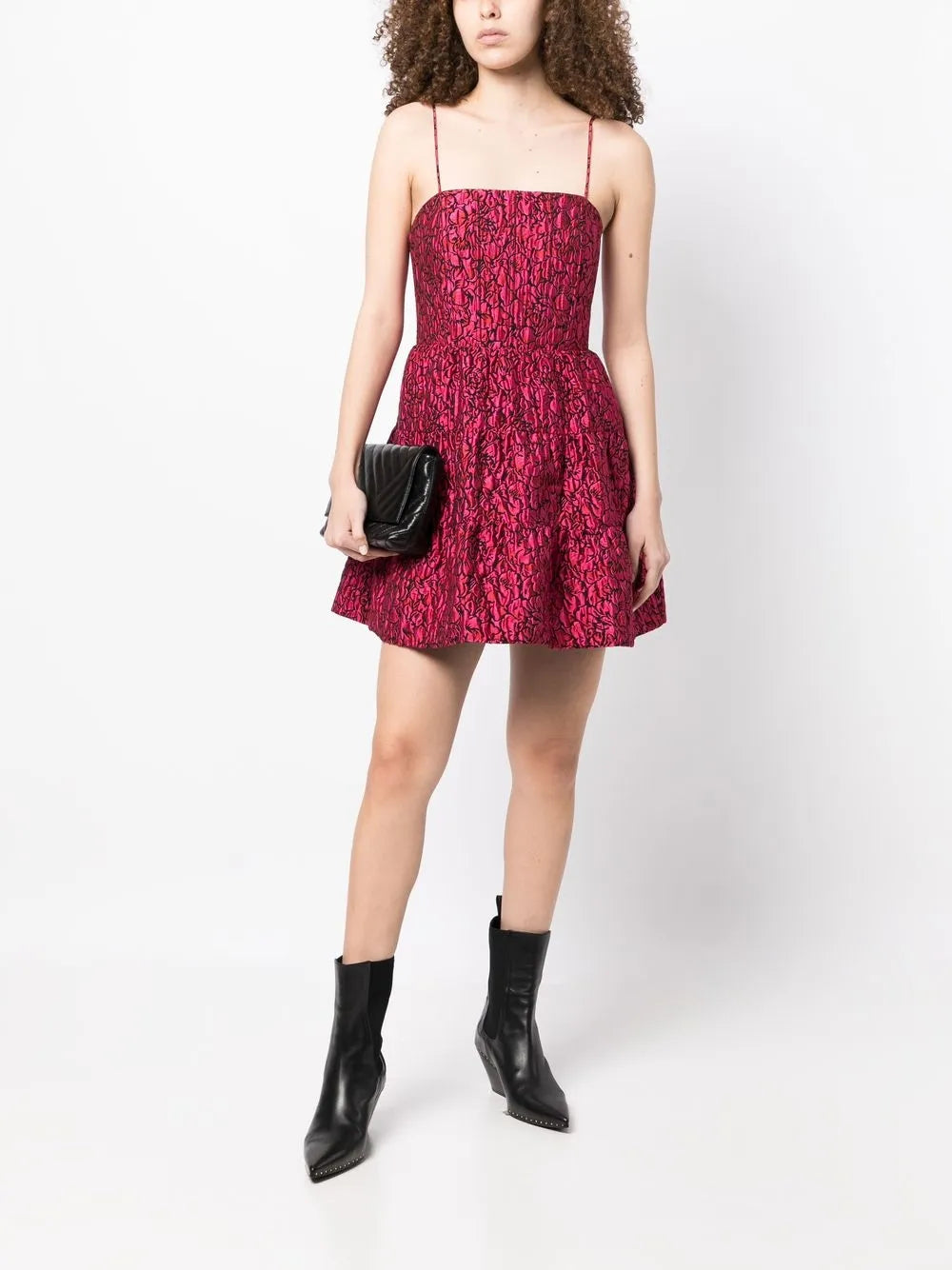 Jamila Floral-Print Minidress