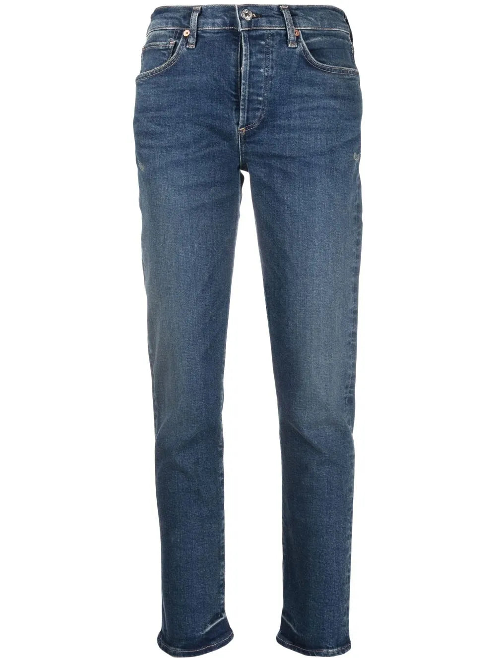 Mid-Rise Slim-Fit Jeans
