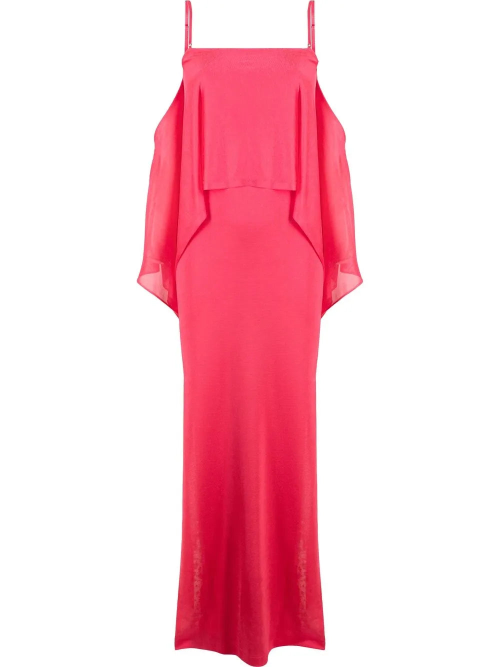 Off-Shoulder Ruffle-Detail Dress