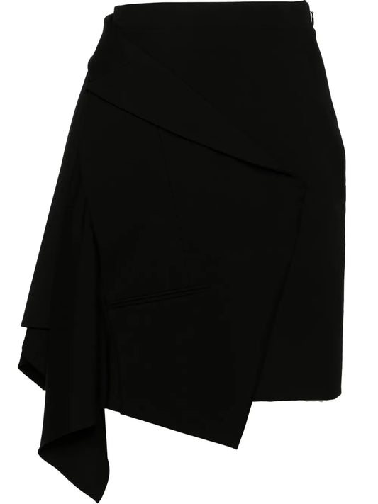 Asymmetric Mini Skirt