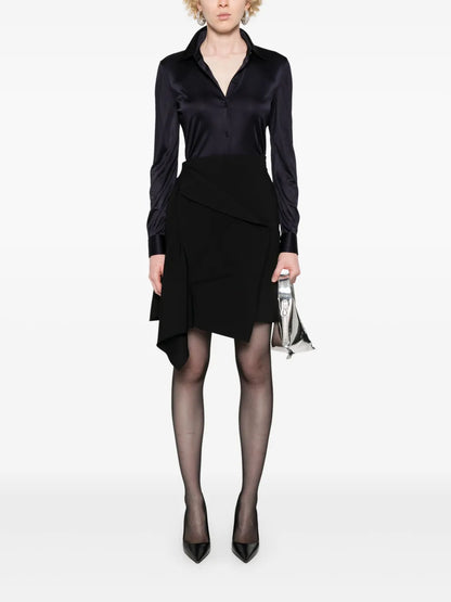 Asymmetric Mini Skirt