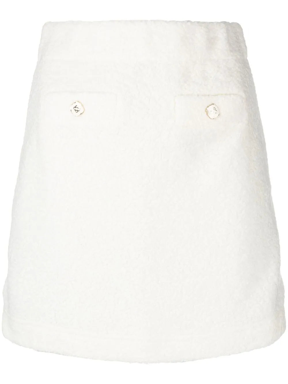 Terry Cloth Mini Skirt