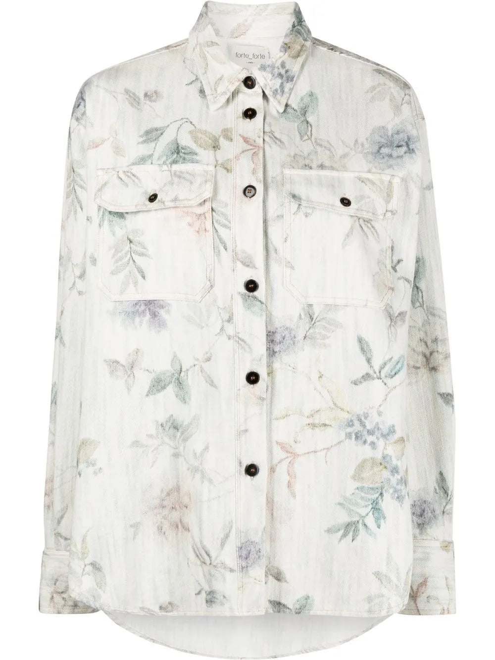 Floral-Print Cotton Shirt
