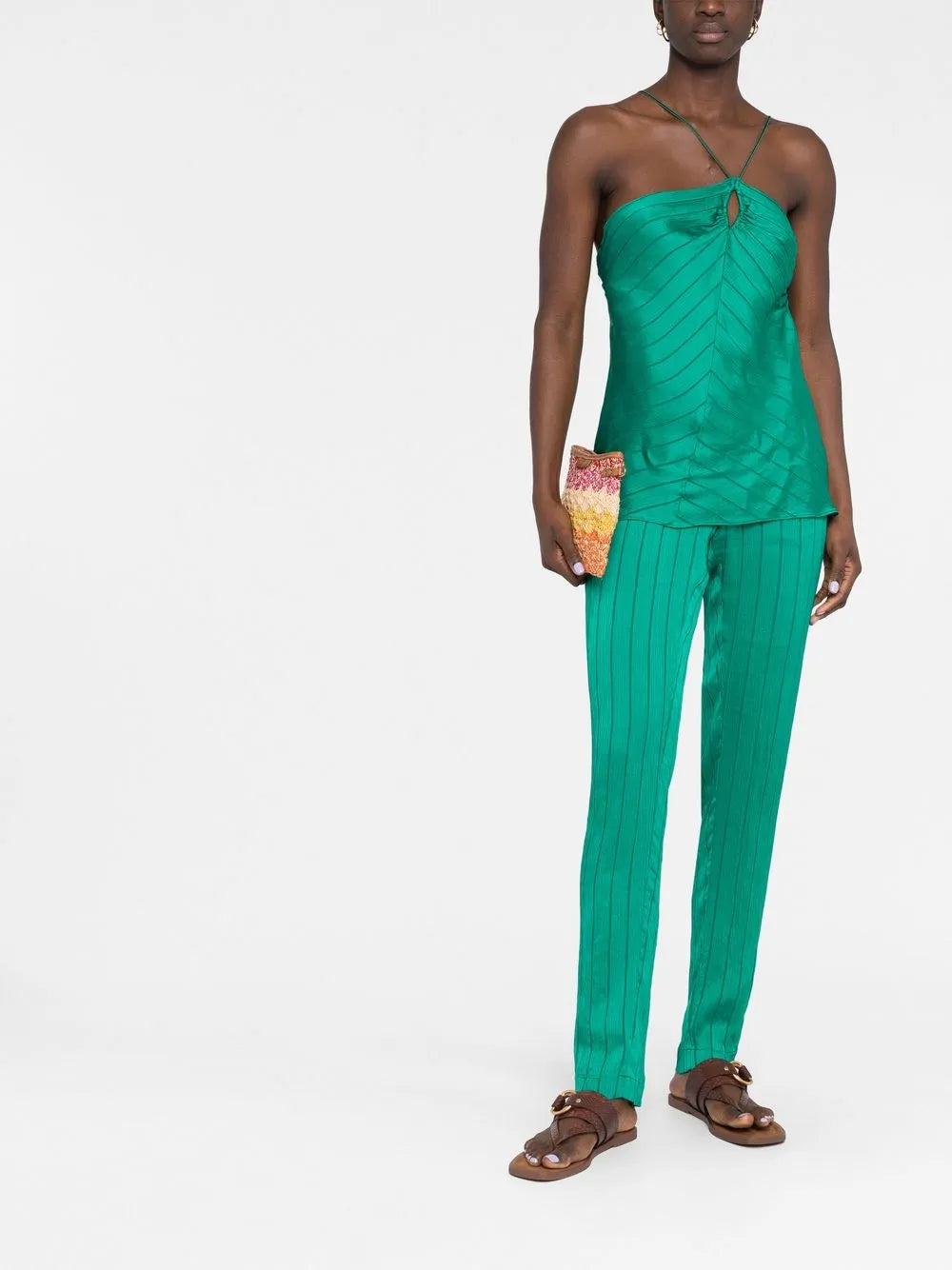 Halterneck Fastening Blouse