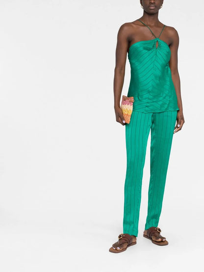 Halterneck Fastening Blouse