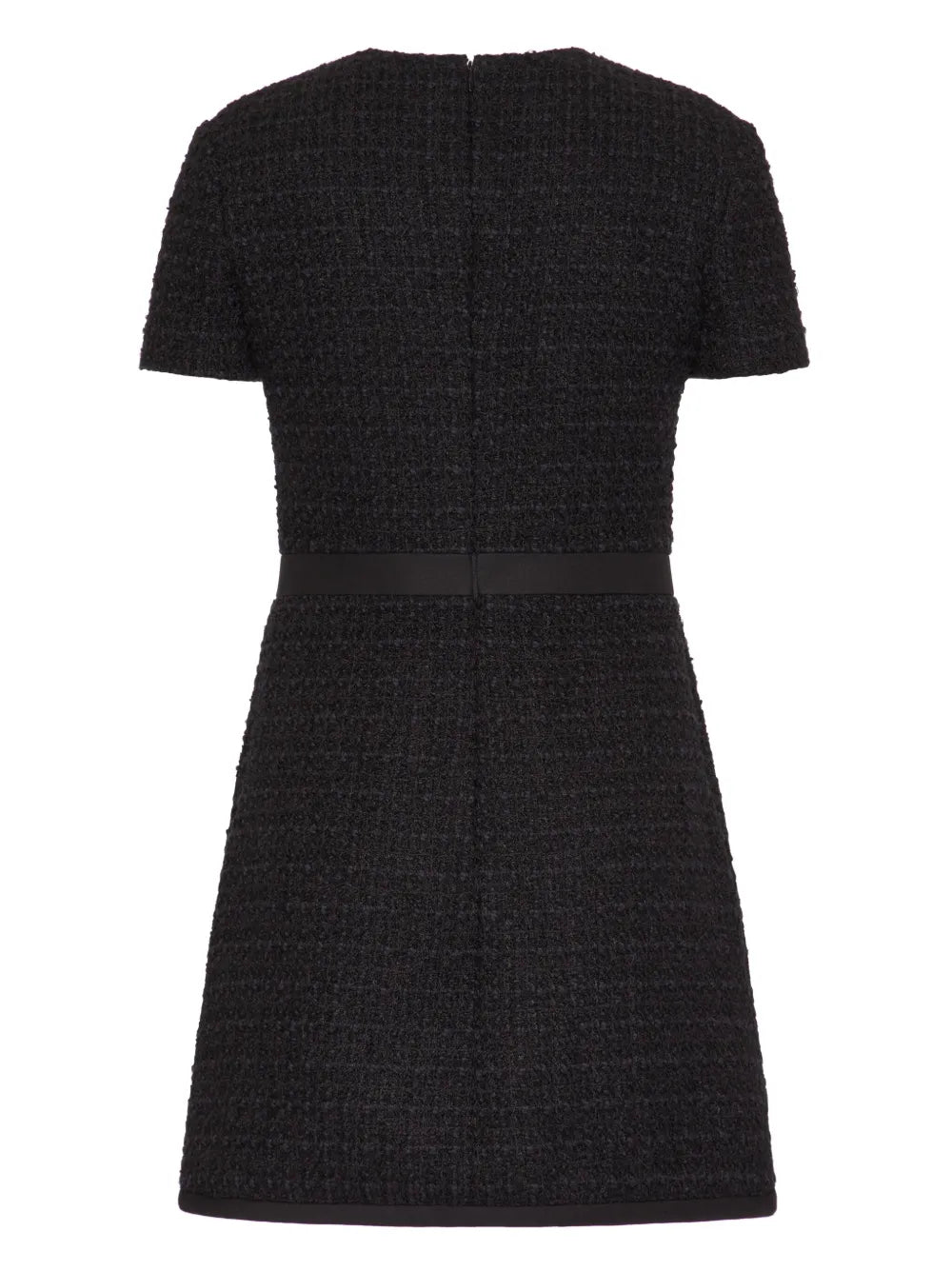 Chain-Link Trim Mini Dress