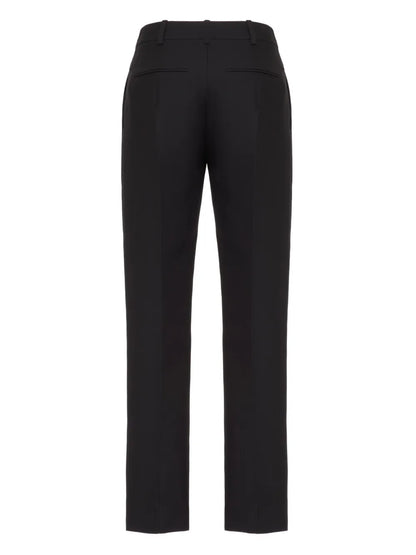 Crepe Couture Vlogo Chain Trousers