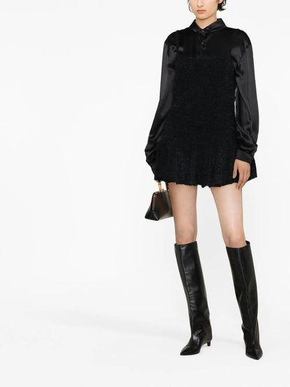 Bouclé Knitted Minidress