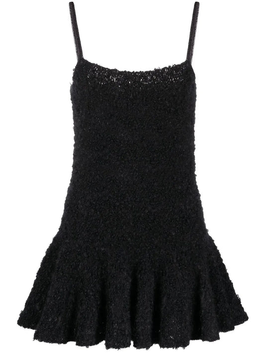 Bouclé Knitted Minidress