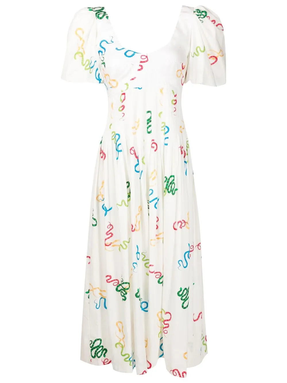 Gilda Motif-Print Dress