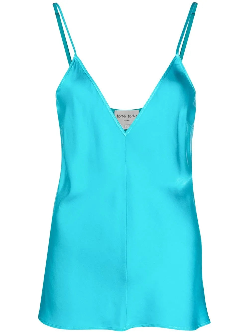 Satin V-Neck Tank Top