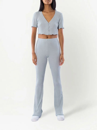 Sunnylounge Ribbed Track Pants