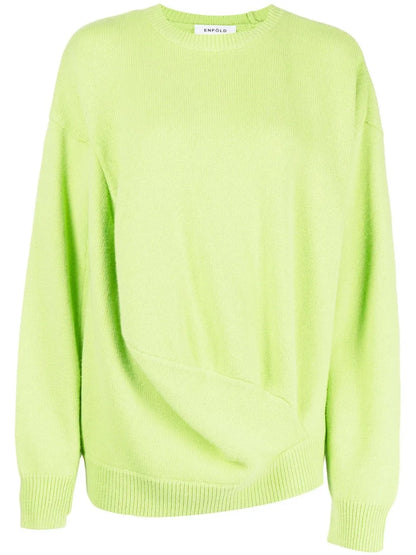 Slouched-Knit Sweatshirt