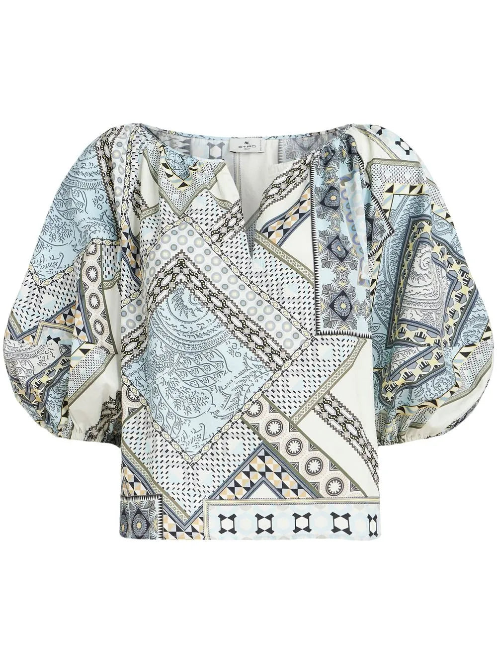 Pouch-Print Cotton Top