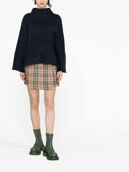 Alpaca-Blend Turtleneck Sweater