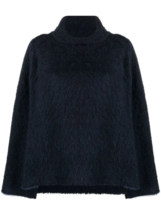Alpaca-Blend Turtleneck Sweater