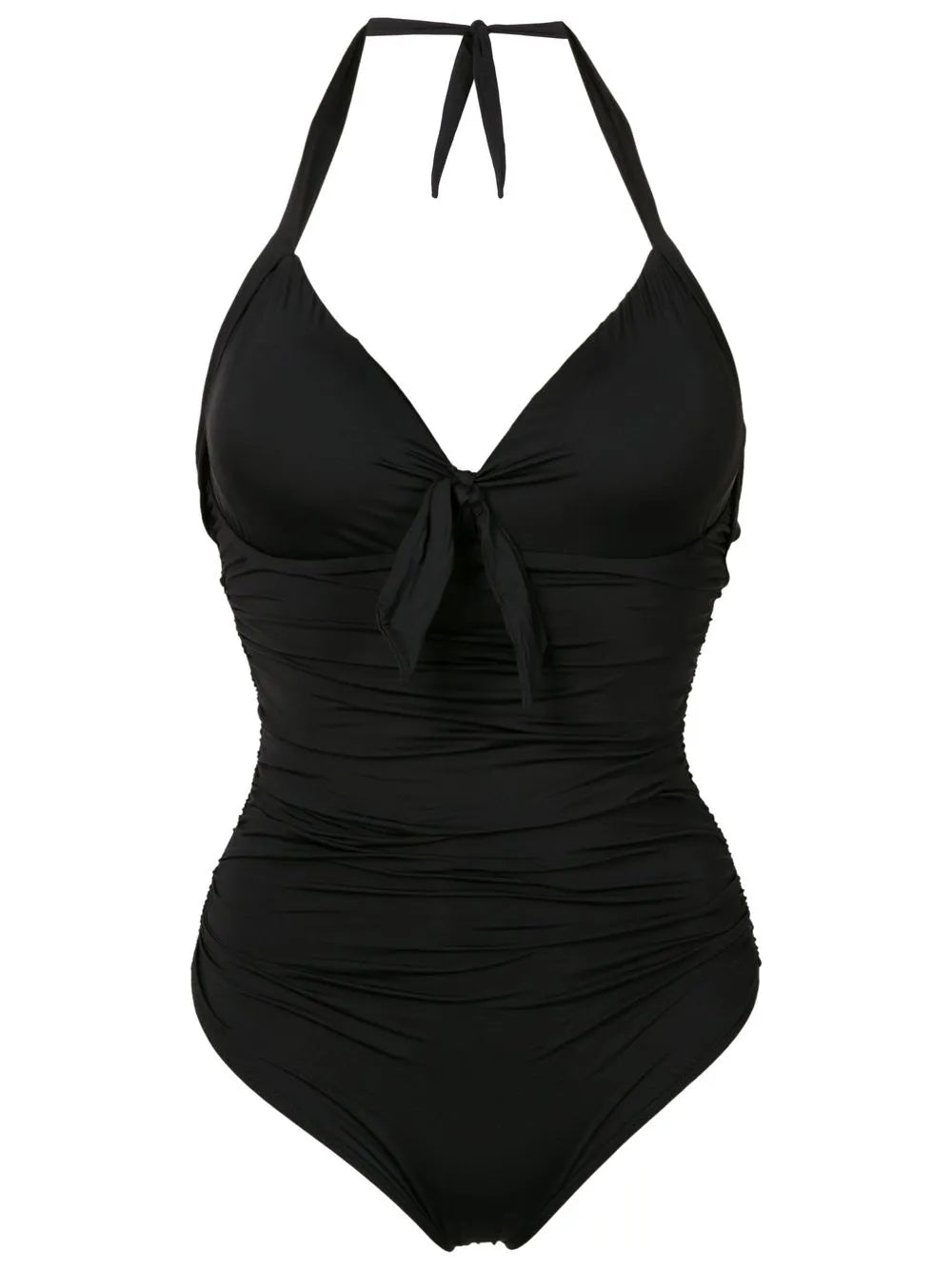 Self-Tie Halterneck Swimsuit