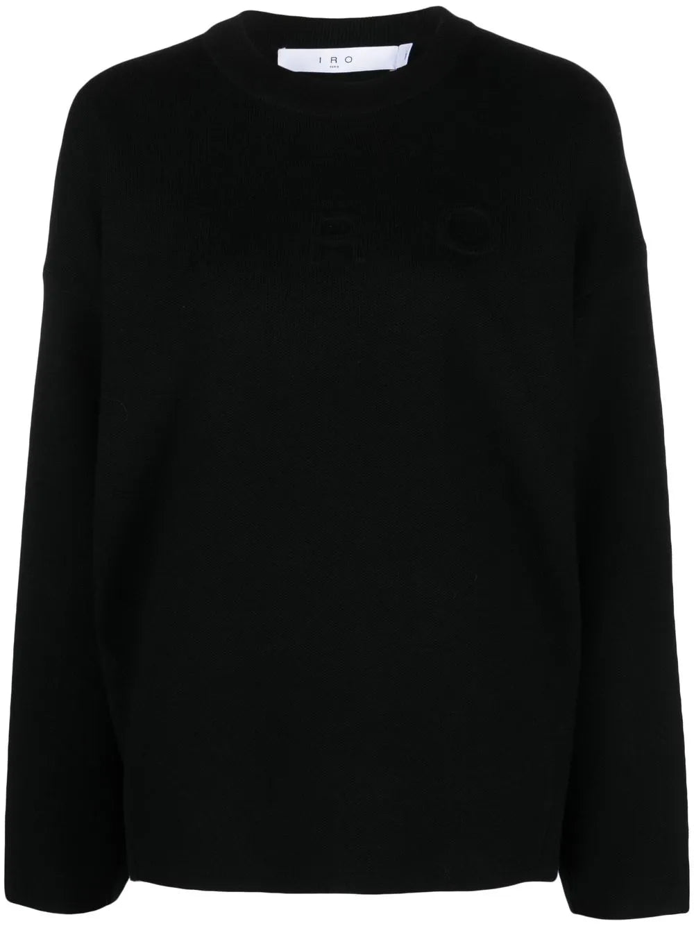 Intarsia Knit-Logo Jumper